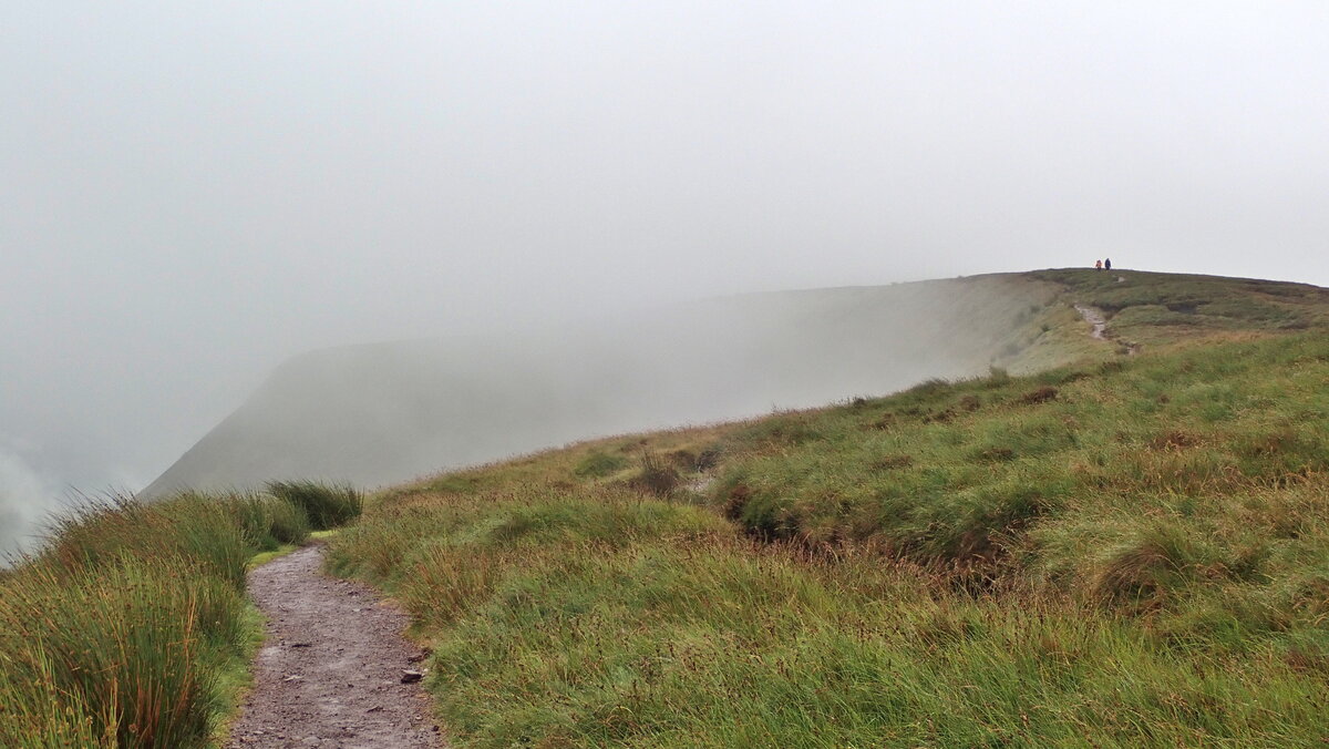 Carn Pica footpath in the mist