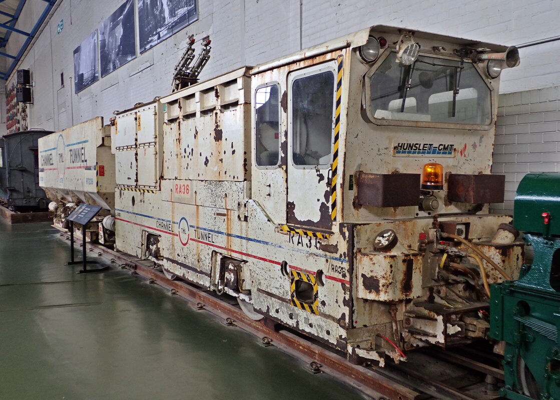 Channel Tunnel Construction Locomotive