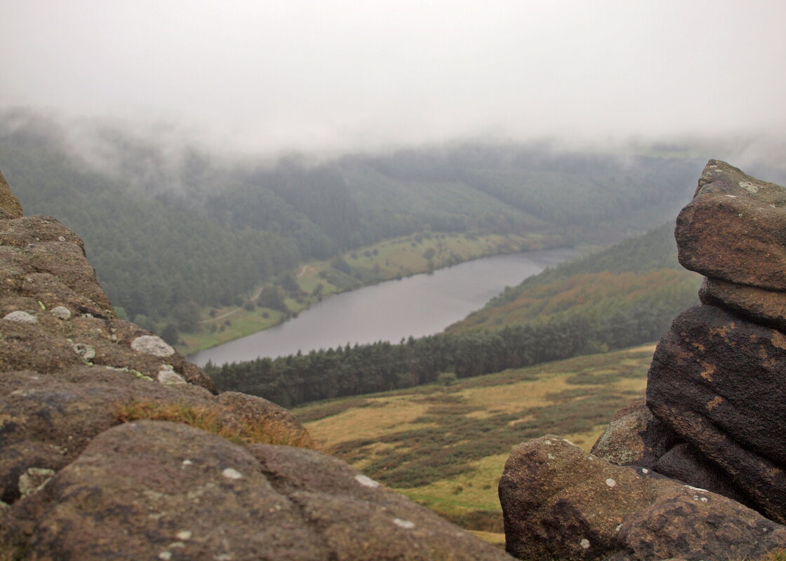 Ladybower Reservoir from Crook Hill