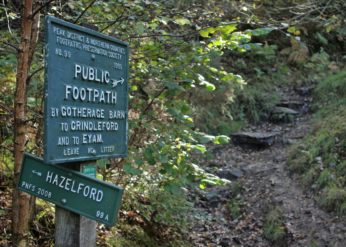 Footpath Sign