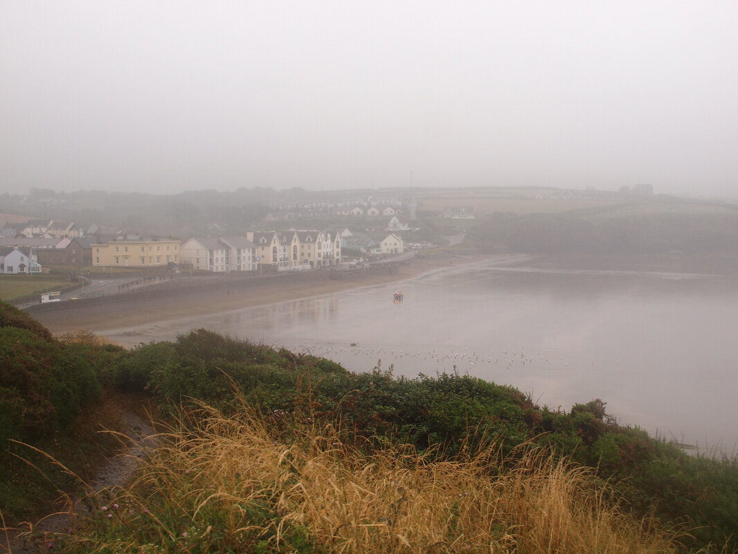 Broad Haven in the rain