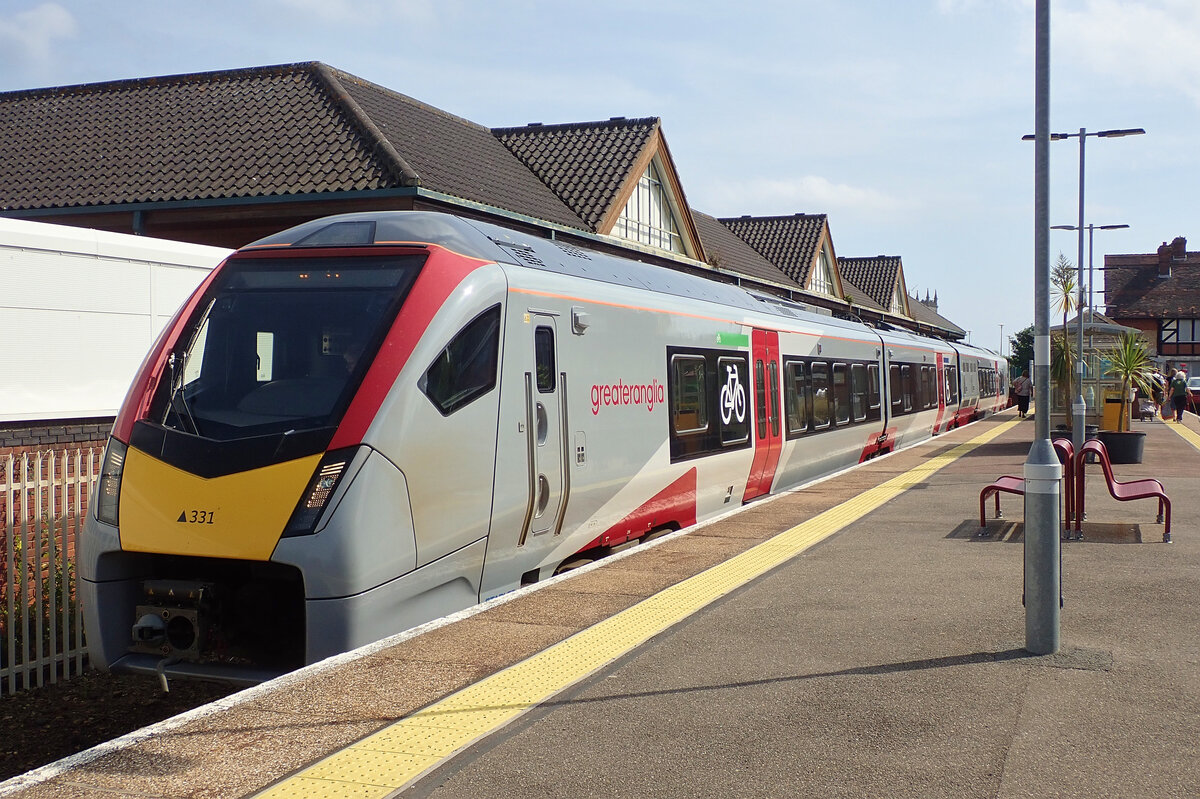 Class 755 No. 755331 at Cromer Station