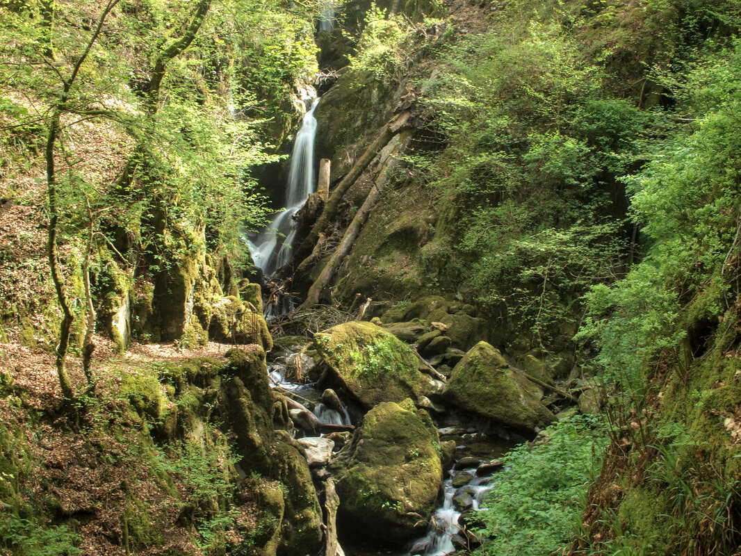 Stock Ghyll waterfall