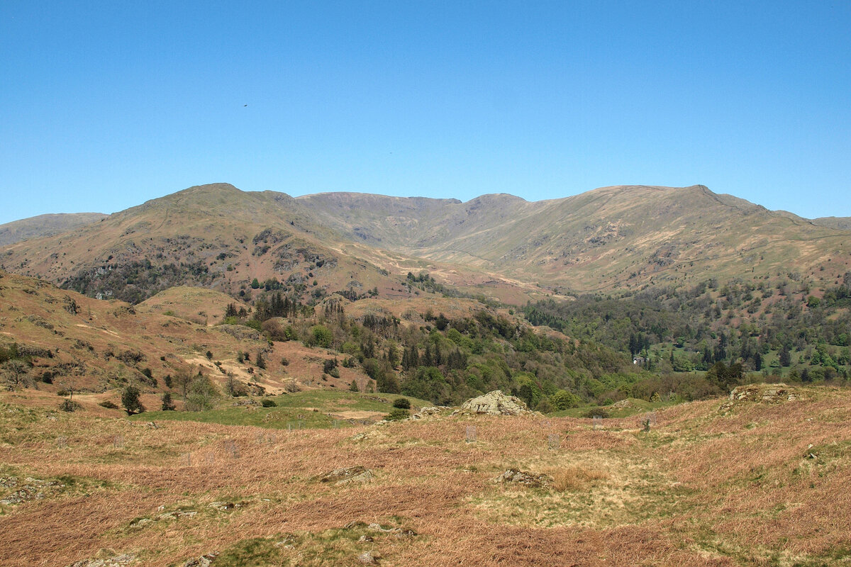 Lake District fells from Todd Crag