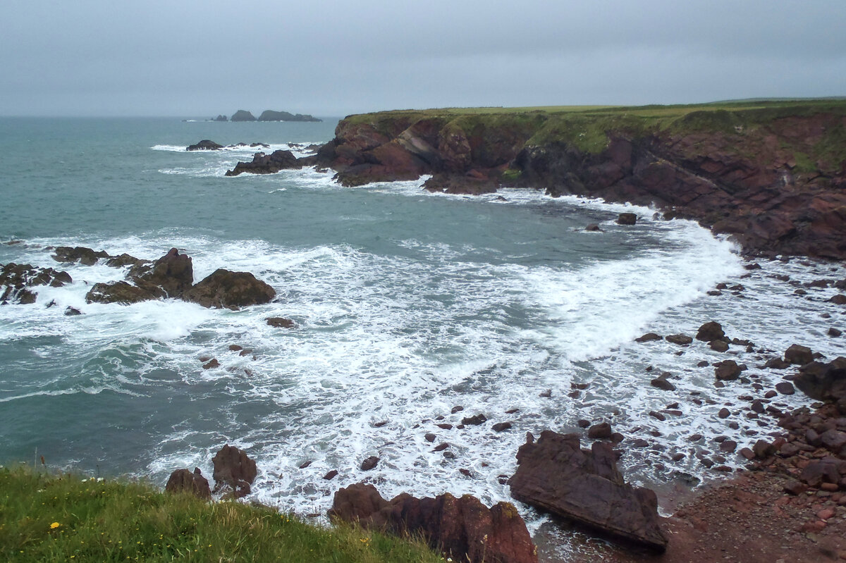 Rough sea near St. Brides