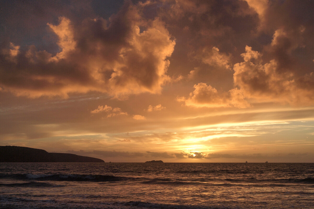 Sunset at Broad Haven