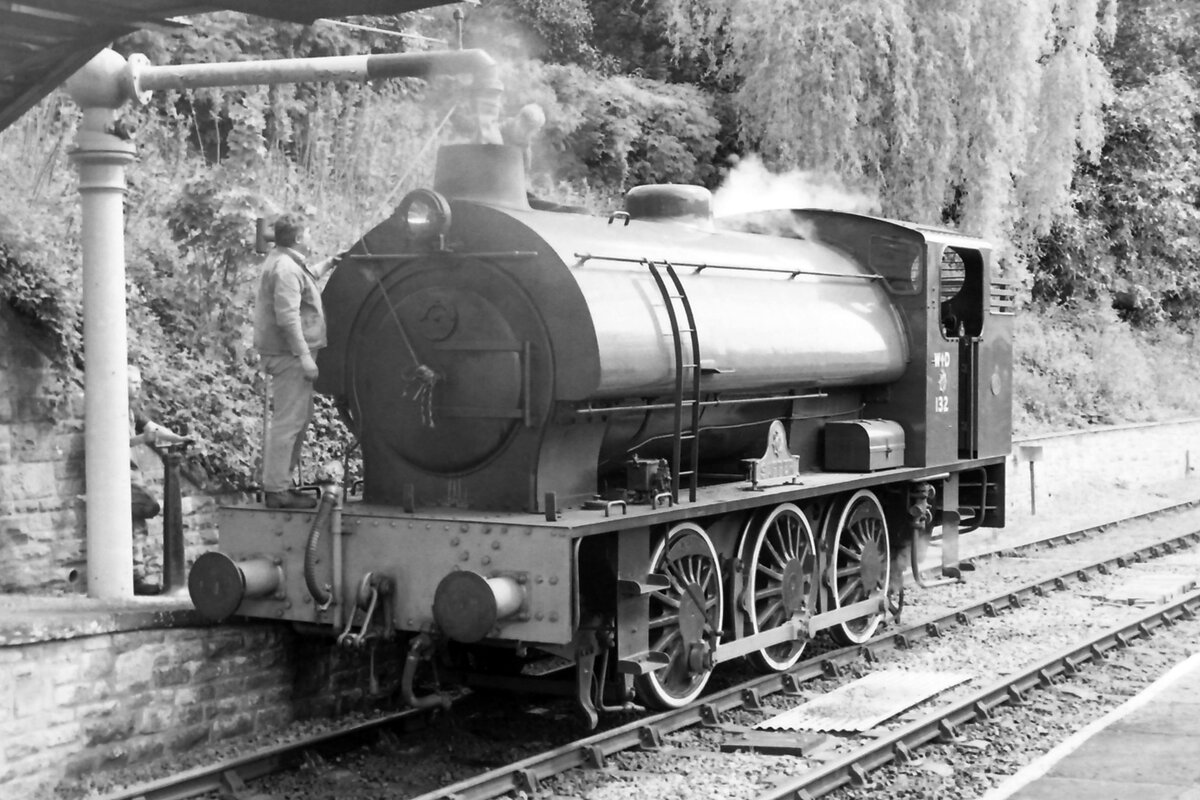 Sapper taking on water at Parkend