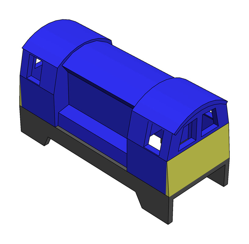 Vale of Ffestiniog inspired locomotive