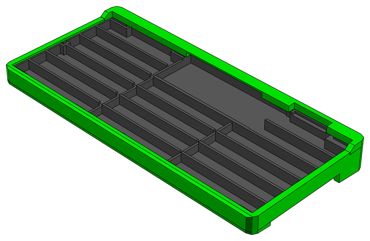 3D printed Cherry keyboard case