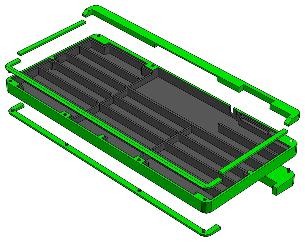 3D printed Cherry keyboard case