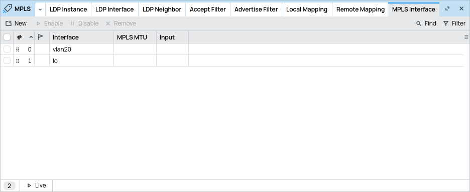LDP instance